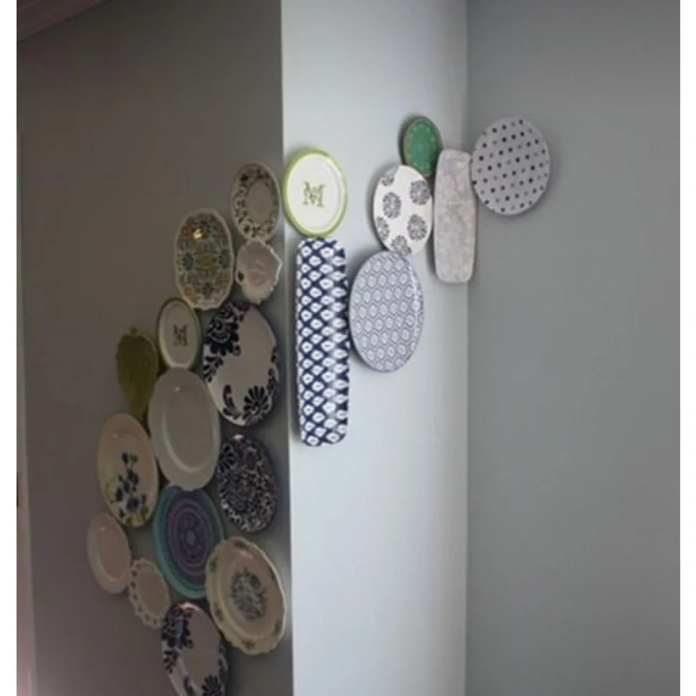 Vintage Plate Wall Mismatched Collection Maximalist Design